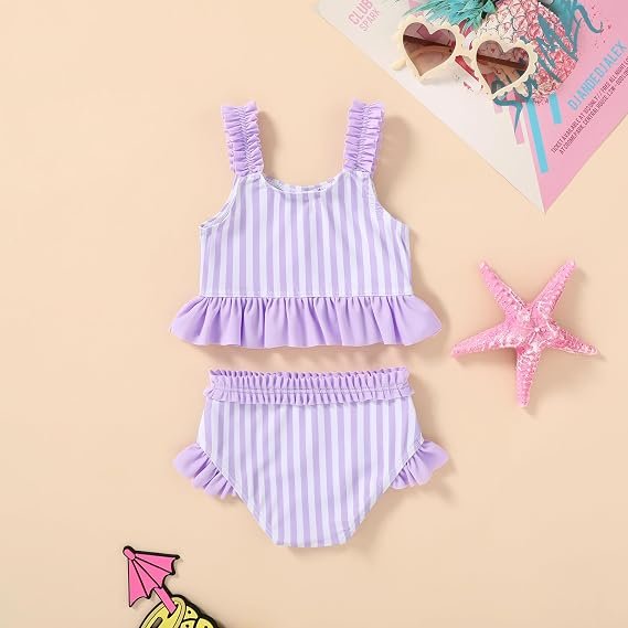 Custom Girls Two-Piece Swimsuit - UPF 50 / 4-Way Stretch / Quick-Dry - Image 3