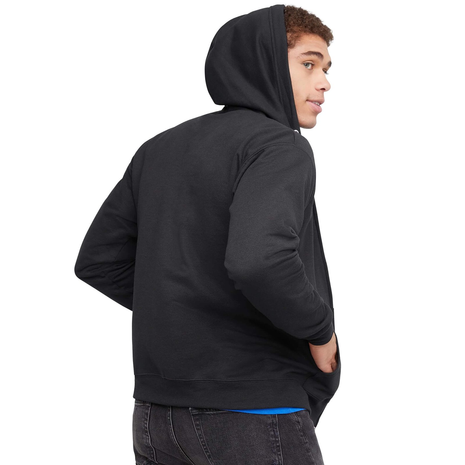 Men's Fleece Full-Zip Hoodie - Soft / Warm / Casual Zip-Up Sweatshirt - Image 2