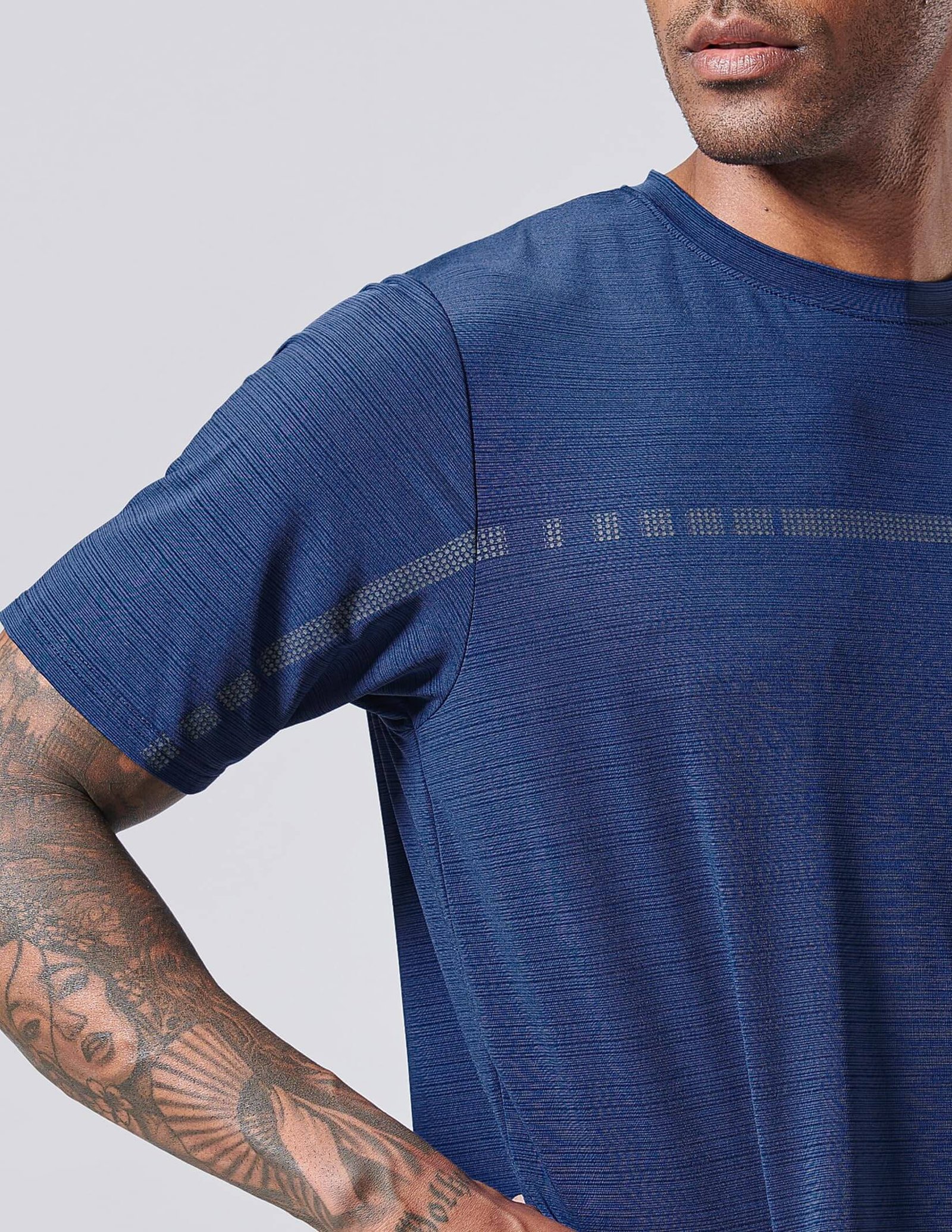 Men's Quick Dry Active T-Shirt - Purple / 190g Performance Fabric - Image 4