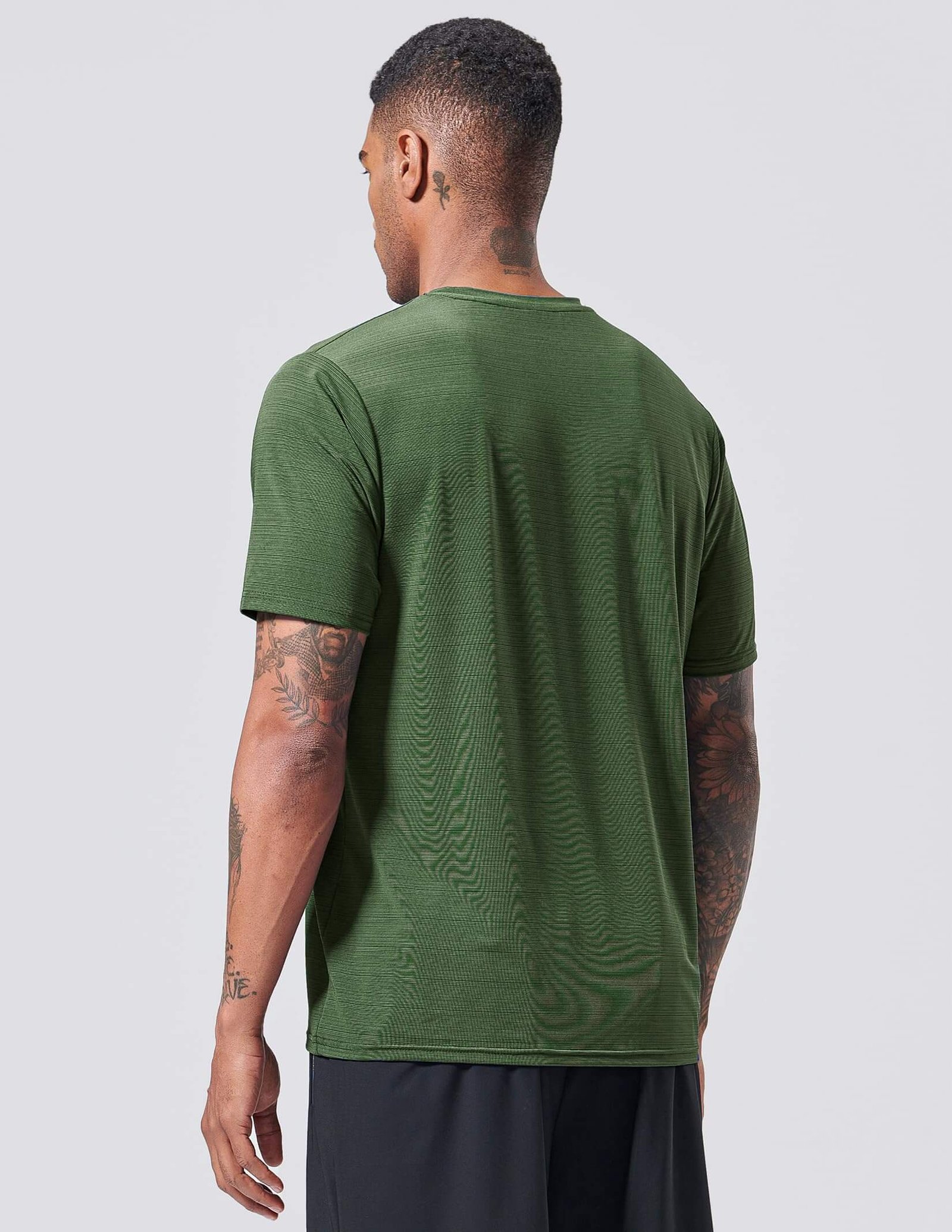 Men's Quick Dry Active T-Shirt - Purple / 190g Performance Fabric - Image 5