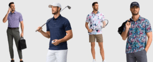 custom golf polo shirts manufacturer performance fabric