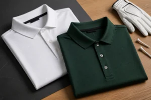 Performance Golf Polo Shirt Fabric Guide Single Jersey vs Pique OEM