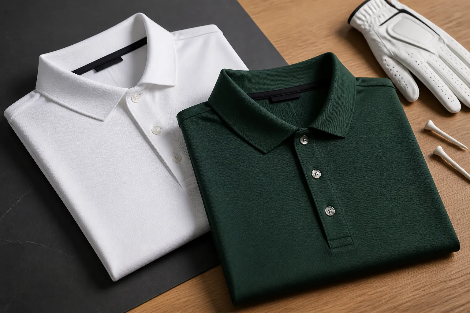 Performance Golf Polo Shirt Fabric Guide Single Jersey vs Pique OEM