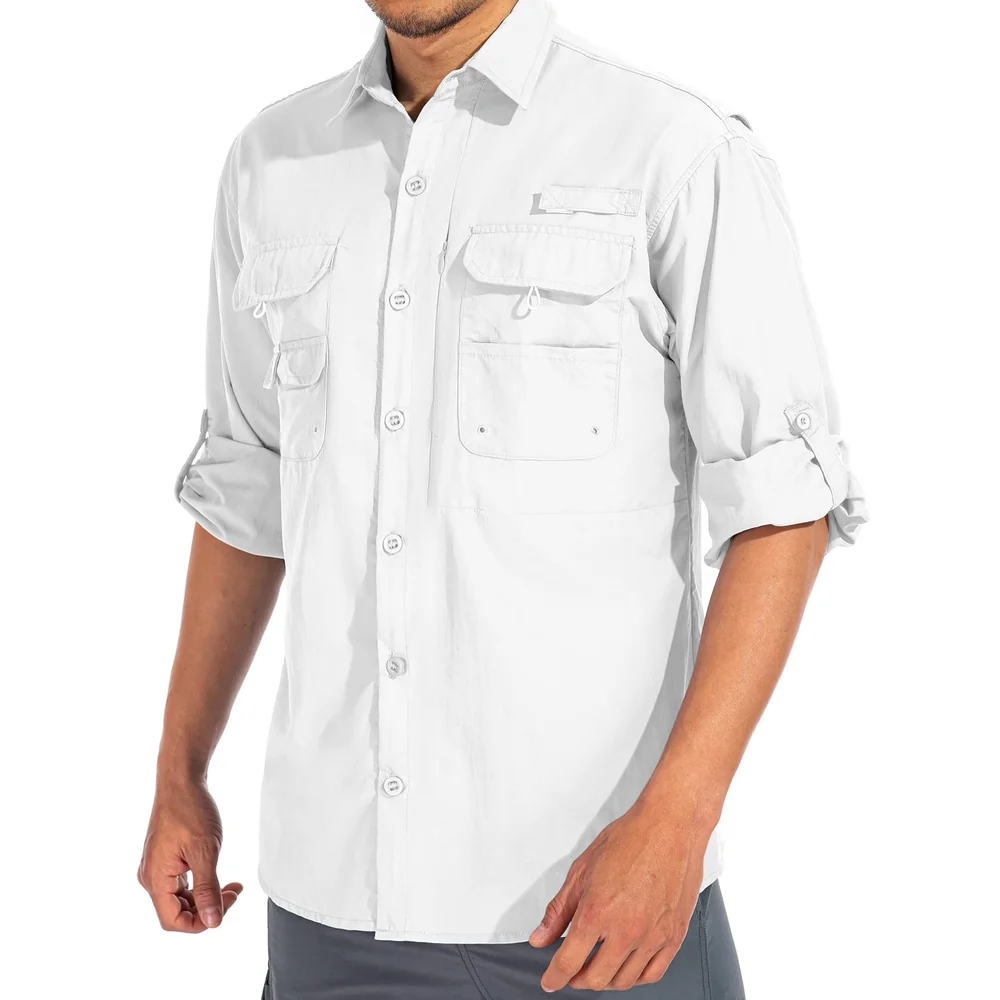 Deep Bellows Cargo Pockets with Hook-and-Loop Flaps and Internal Security Zip Pocket