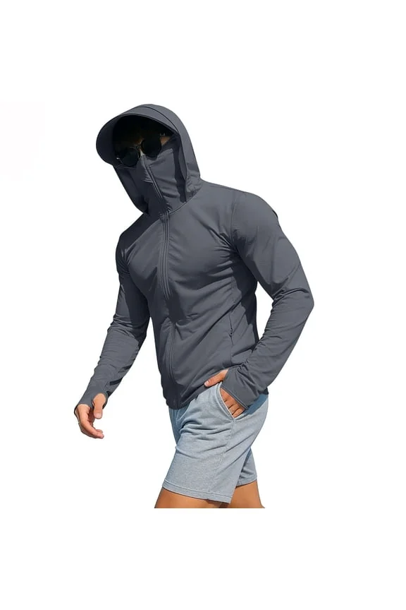 Laser-Perforated Breathable Mesh Mouth Panel on Built-in Neck Gaiter to Prevent Sunglass Fogging