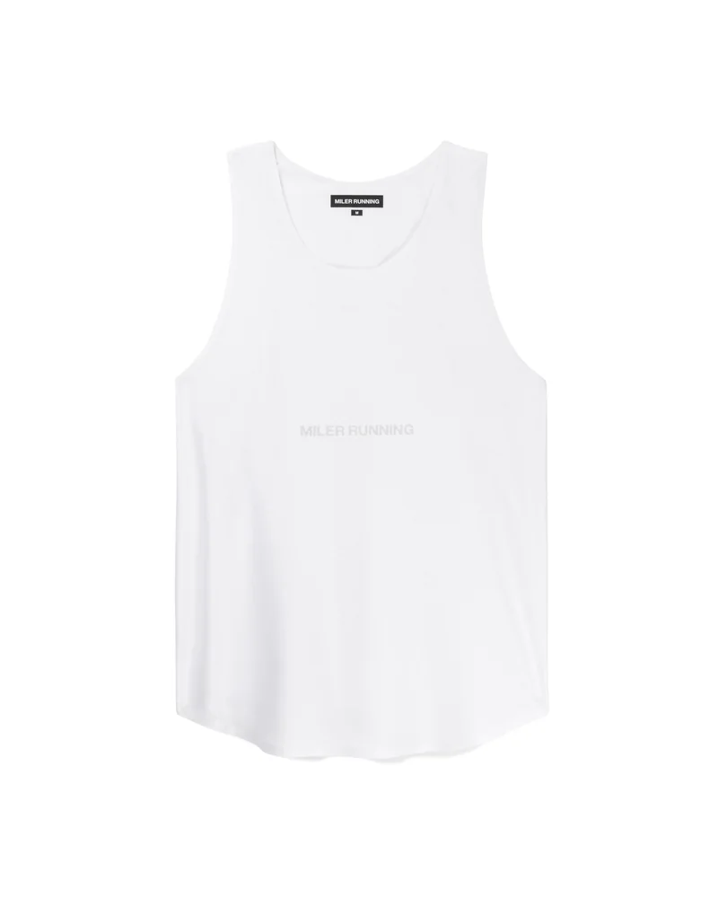 Custom Men Laser-Cut Perforated Marathon Running Singlet 125 GSM Front View Flat Lay