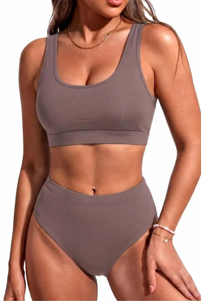 230 GSM Heavyweight Vertical Rib Textured Swimwear Fabric Closeup