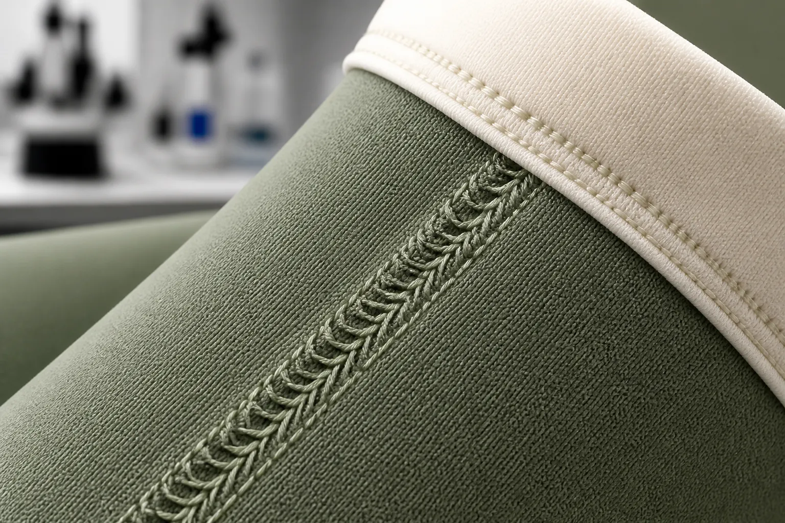 100% Squat-Proof 260 GSM Double-Interlock Yoga Leggings Fabric and Flatlock Seams OEM