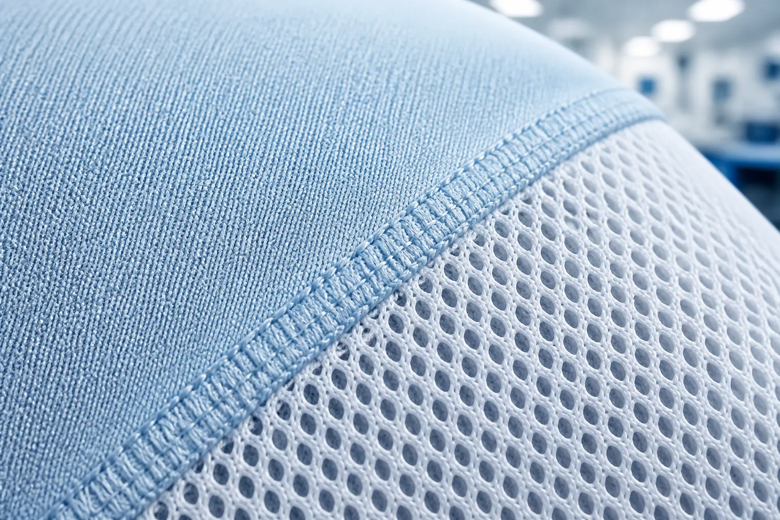 UPF 50+ Sun Protection Fabric and Breathable Mesh Panel OEM