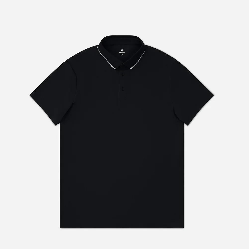 Custom Women Sleeveless Athletic Golf Polo Top UPF 50+ Front Flat Lay