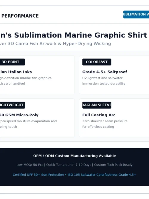 Amazon Men's all-over sublimation camo marine graphic long sleeve performance fishing shirt white background