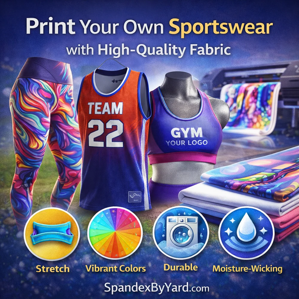 recycled activewear fabric manufacturer RPET recycled polyester ECONYL nylon GRS certified