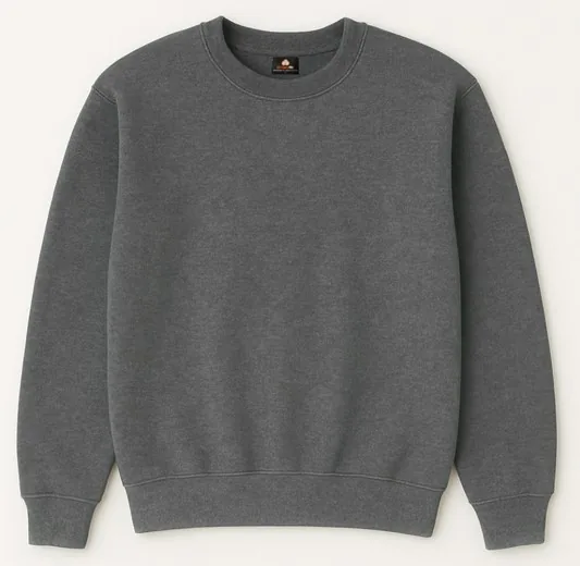 100% combed cotton unbrushed micro-loop French Terry breathable interior fabric texture detail